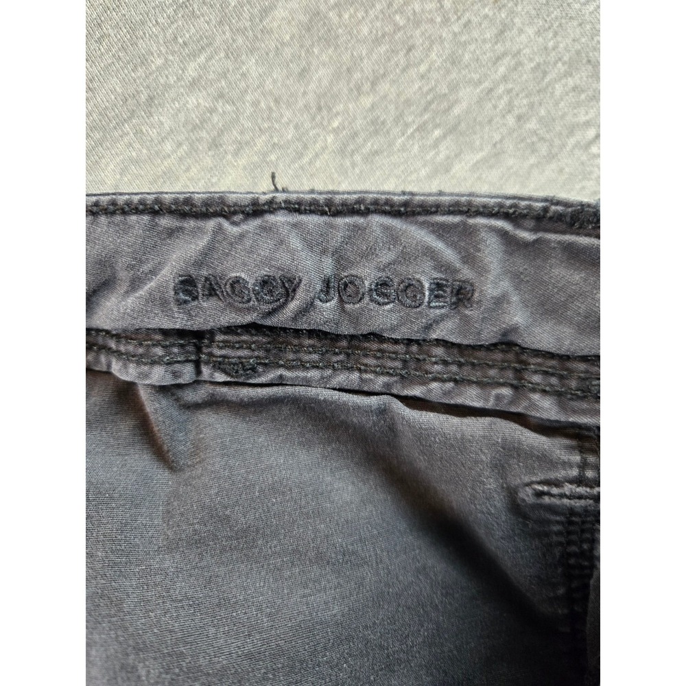 American Eagle Pants Womens 12 Charcoal Gray‎ Baggy Jogger Cargo Stretch Utility - Picture 5 of 12